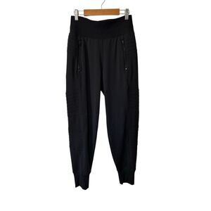 Athleta Venice Moto Joggers Black size small